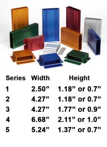 BEX Series Anodized Extruded Aluminum Enclosures